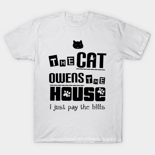 The cat owens #Catlover T-Shirt by Jay the public